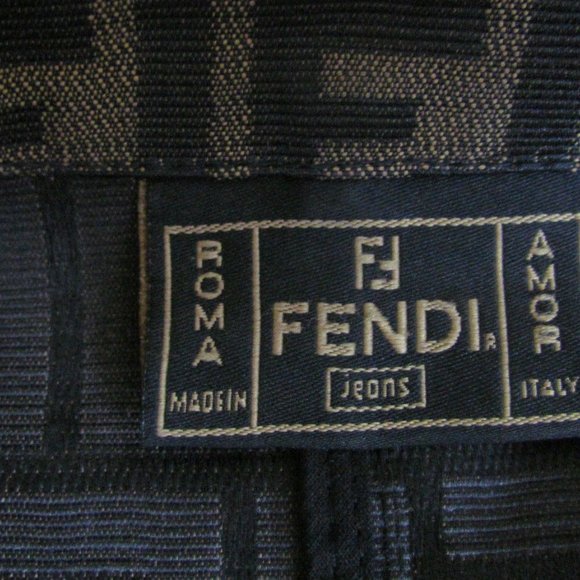 Rare FENDI Vintage Zucca Canvas dress-y trench/coat/jacket IT 42,US 2-6,XS-S - Picture 9 of 11